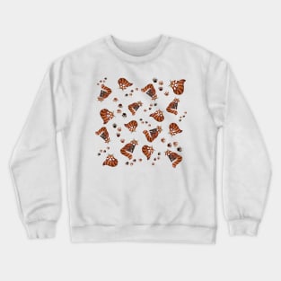 Red Panda Pattern Crewneck Sweatshirt